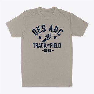 Des Arc High School Track and Field Classic Dad T-Shirt