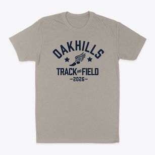 Oakhills Elementary School Track and Field Classic Dad T-Shirt