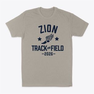 Zion Lutheran School Track and Field Classic Dad T-Shirt