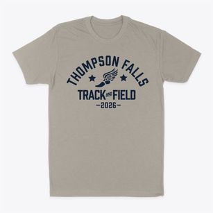 Thompson Falls Junior High School Track and Field Classic Dad T-Shirt