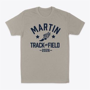 Martin Junior High School Track and Field Classic Dad T-Shirt