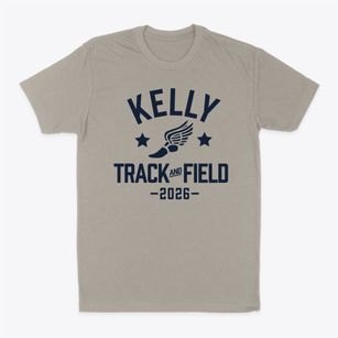 Kelly Elementary School Track and Field Classic Dad T-Shirt