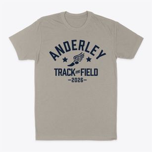 Anderley Academy Track and Field Classic Dad T-Shirt