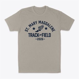 Saint Mary Magdalene School Track and Field Classic Dad T-Shirt