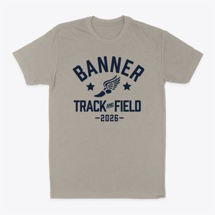 Banner Elementary School Track and Field Classic Dad T-Shirt