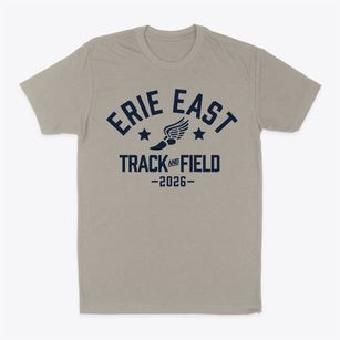 Erie East High School Track and Field Classic Dad T-Shirt