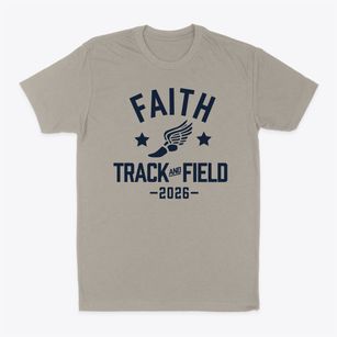 Faith Academy Track and Field Classic Dad T-Shirt