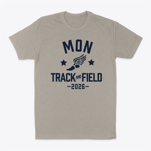 Mon Valley Special School Track and Field Classic Dad T-Shirt