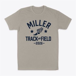 Miller Elementary School Track and Field Classic Dad T-Shirt