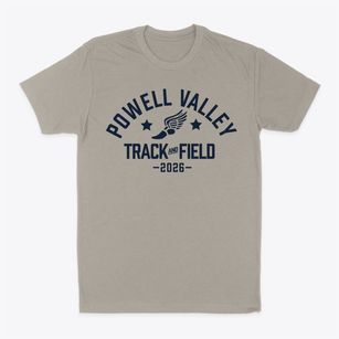 Powell Valley High School Track and Field Classic Dad T-Shirt
