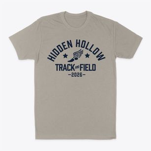 Hidden Hollow Elementary School Track and Field Classic Dad T-Shirt