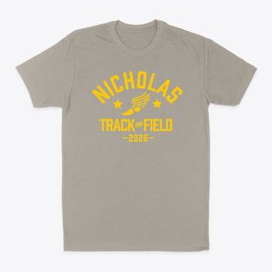 Nicholas Elementary School Track and Field Classic Dad T-Shirt