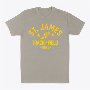 Saint James School Track and Field Classic Dad T-Shirt