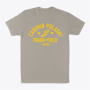 Casimir Pulaski Elementary School Track and Field Classic Dad T-Shirt