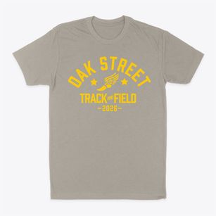 Oak Street Elementary School Track and Field Classic Dad T-Shirt