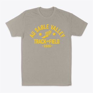 Au Sable Valley High School Track and Field Classic Dad T-Shirt