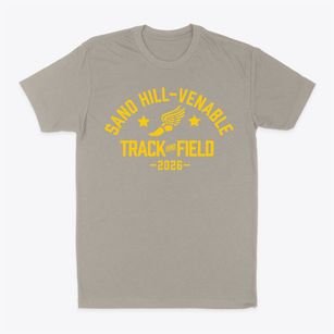 Sand Hill-venable Elementary School Track and Field Classic Dad T-Shirt
