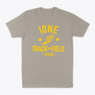 Ione School Track and Field Classic Dad T-Shirt
