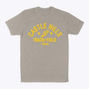 Castle Hills Elementary School Track and Field Classic Dad T-Shirt