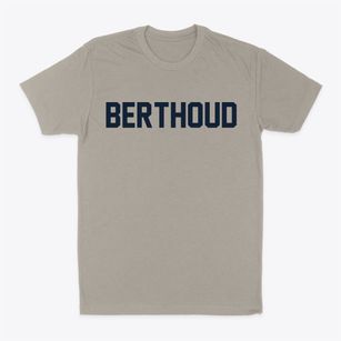 Berthoud Colorado Classic Block Classic Dad T-Shirt