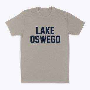 Lake Oswego Oregon Classic Block Classic Dad T-Shirt