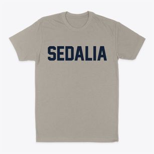 Sedalia Missouri Classic Block Classic Dad T-Shirt