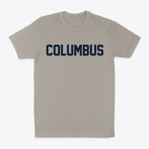 Columbus North Dakota Classic Block Classic Dad T-Shirt