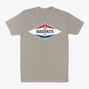 Maquoketa Iowa Diamond Star Classic Dad T-Shirt
