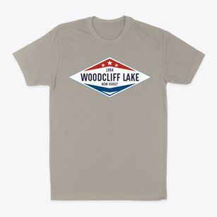 Woodcliff Lake New Jersey Diamond Star Classic Dad T-Shirt