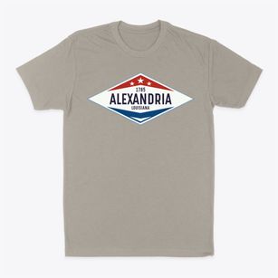 Alexandria Louisiana Diamond Star Classic Dad T-Shirt