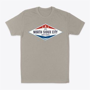 North Sioux City South Dakota Diamond Star Classic Dad T-Shirt