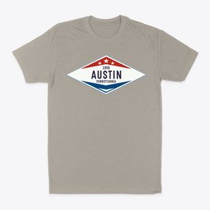 Austin Pennsylvania Diamond Star Classic Dad T-Shirt