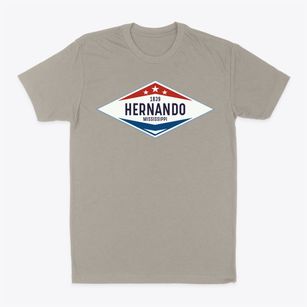 Hernando Mississippi Diamond Star Classic Dad T-Shirt