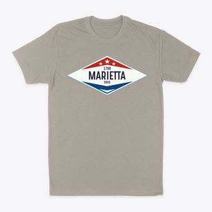 Marietta Ohio Diamond Star Classic Dad T-Shirt