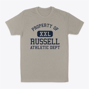 Russell Massachusetts Athletic Dept Classic Dad T-Shirt