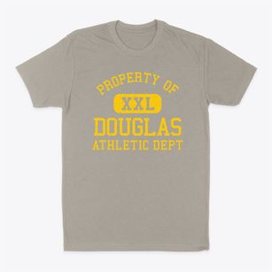 Douglas Michigan Athletic Dept Classic Dad T-Shirt