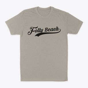 Folly Beach South Carolina Vintage Team Classic Dad T-Shirt