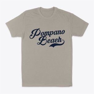 Pompano Beach Florida Vintage Team Classic Dad T-Shirt