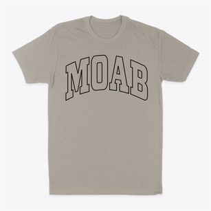 Moab Utah Trendy Block Classic Dad T-Shirt
