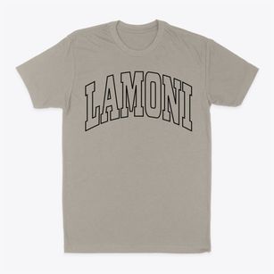 Lamoni Iowa Trendy Block Classic Dad T-Shirt