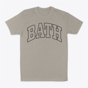 Bath Michigan Trendy Block Classic Dad T-Shirt