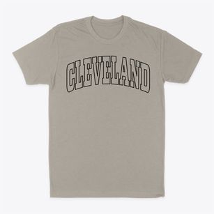 Cleveland North Dakota Trendy Block Classic Dad T-Shirt