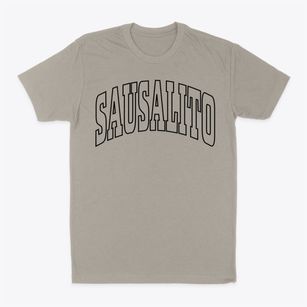 Sausalito California Trendy Block Classic Dad T-Shirt