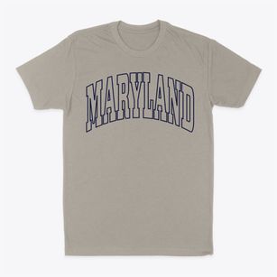 Maryland New York Trendy Block Classic Dad T-Shirt