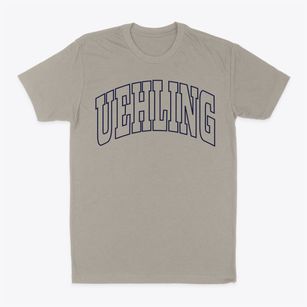 Uehling Nebraska Trendy Block Classic Dad T-Shirt