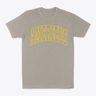 Americus Indiana Trendy Block Classic Dad T-Shirt