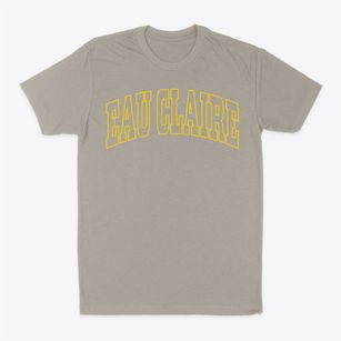 Eau Claire Wisconsin Trendy Block Classic Dad T-Shirt