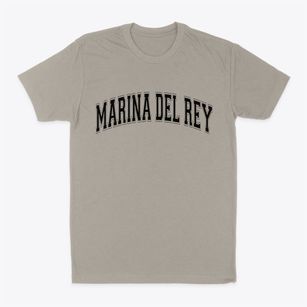 Marina Del Rey California Varsity Classic Dad T-Shirt