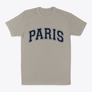 Paris New York Varsity Classic Dad T-Shirt