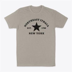 Northeast Ithaca New York Star Classic Dad T-Shirt